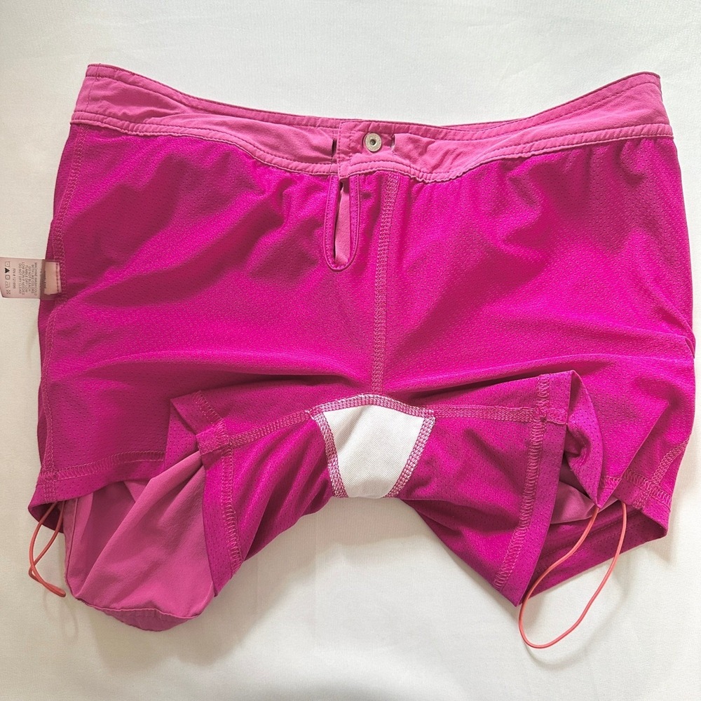 Title Nine Rogue Skort Womens 2 Pink Side Drawstrings Athletic Activewear Sporty - Picture 9 of 10
